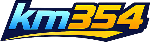 Logo km354 platform hiburan online Indonesia